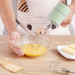 Máy xay tiêu, đánh trứng xay thịt 3IN1 tay cầm dài  [BH 1 tuần]