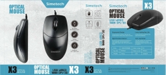 Chuột có dây SIMETECH X3 chính hãng [BH 1 năm] / pktn sale