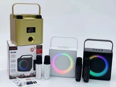 Loa bluetooth karaoke SDRD SD-508 kèm 2 micro không dây cực hay xách tay chính hãng [BH 6 tháng]