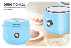 Nồi cơm điện Happy Time 1.2L (1200ml) chính hãng [BH 1 tháng]