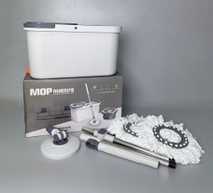 Bộ lau nhà MOP xô nhựa nguyên sinh dày chắc, lồng vắt bằng thép siêu chắc dễ tháo rời xịn sò [BH: NONE]