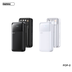 Pin sạc nhanh 22.5w REMAX FCP-2 20.000mAh dự phòng kèm cáp liền pin chính hãng QC3.0 PD [BH 1 năm]