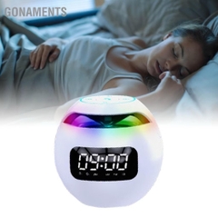 Loa bluetooth 3in1 mini kiêm đồng hồ, đèn ngủ để bàn KMS K12 có led [BH: 3 tháng]