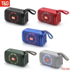 Loa bluetooht T&G TG-193 có đèn led, có quai xách dây đeo siêu hay [BH 3 tháng]