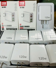 Cóc sạc nhanh 120W 5 cổng AR POD2 (3 cổng usb a + 2 cổng type c) [BH: 1 NĂM]