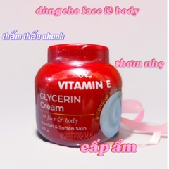 Dưỡng vitamin E dùng face, body hủ đỏ Thái Lan [Bh: none]
