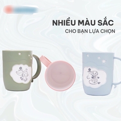 Ly, cốc nhựa nguyên sinh chịu nhiệt đựng nước VN-6263 size  8.3x5.7x11cm [BH: NONE]
