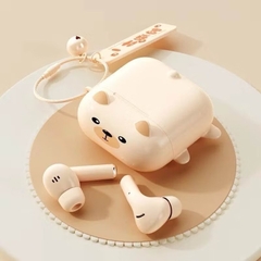 Tai nghe bluetooth TWS-K1 (2 tai  có doc sạc) kiểu dáng Airpods Pro hình Heo nhiều màu [BH: 3 THÁNG]