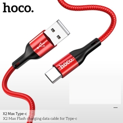 Cáp sạc dây dù HOCO X2 MAX ip cổng Lightning 3A 2m chính Hãng [ BH 1 NĂM] / pktn sale