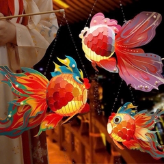 Lồng đèn Trung Thu hình cá - tự lắp ráp [BH: None]