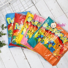 Áo mưa cánh dơi trẻ em size 8 Pokemon cho bé / pktn sale