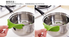 Vành Phụ Silicon Gắn Xoong Nồi, Gắn Bát Rót Canh Không Đổ Ra Ngoài / pktn sale