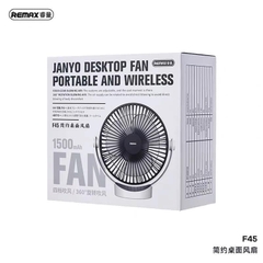 Quạt mini tích điện REMAX F45 sạc pin chính hãng [BH 1 năm]