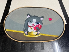 Thảm chùi chân 40x60cm may viền xịn dày nhiều hình siêu kute cho nhà bếp, phòng tắm, phòng khách
