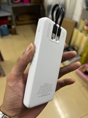 Pin sạc dự phòng sạc nhanh 120W SYC 151, dung lượng 10.000mAh có màn hình hiển thị % pin kèm 2 dây cáp liền thân [BH: 1 Năm]