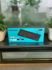 Bàn phím giả cơ, phím tròn có led SHIPADOO K87 SDP87 màu hồng [BH: 6 tháng]
