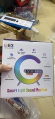 Loa bluetooth kiểu dáng chữ G cầu vồng G63 có đồng hồ,  tích hợp sạc không dây,  led siêu đẹp [BH: 1 tuần]