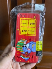 Thanh lý ốp lưng ip7 màu đỏ ốp cứng hình cute / pktn sale