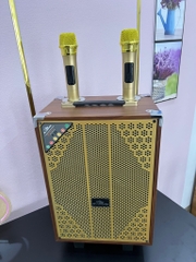 Loa kéo KIOMIC K-33 bluetooth Karaoke K33 kèm 2 micro không dây mẫu mới 2024 chui sạc Type C [BH 6 Tháng]