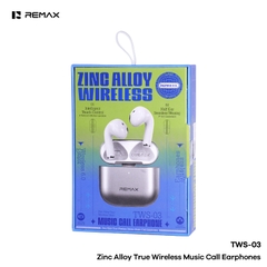 Tai nghe bluetooth REMAX TWS-03 mẫu airpods pro3 siêu đẹp