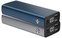 Pin sạc dự phòng XIPIN PX-501 10.000mAh vỏ nhôm sạc nhanh có màn hình LCD chính hãng (BH 6 tháng)