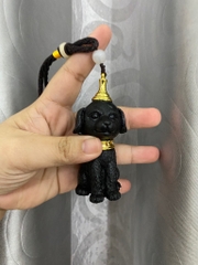 Bật lửa, quẹt diêm xăng hình Cún con phong thuỷ MÀU ĐEN [BH: None] / pktn sale