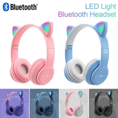 Tai nghe bluetooth hình mèo P47M headphone hot streamer [BH 3 tháng]