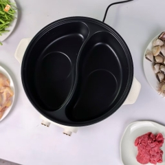 Nồi lẩu điện 2 ngăn UYÊN ƯƠNG Amazing AH,  2 nút điều chỉnh riêng biệt [BH: 1 TUẦN]