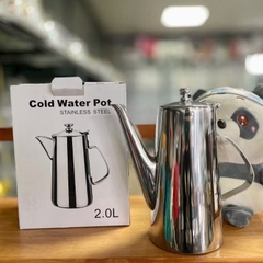 Ấm pha trà, cà phê dung tích lớn 2L inox dày xịn COLD WATER POT [BH: NONE] 1l9d11