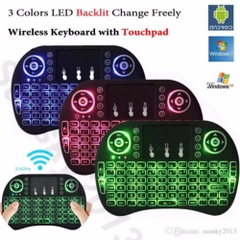 Bàn phím kiêm chuột không dây UKB 500 {CÓ ĐÈN LED} Mini Keyboard remote tivi [BH 1 tháng]