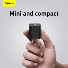 Cóc sạc nhanh mini 20w BASEUS nhiều màu SuperSi 1C  chính hãng [BH: 1 năm]