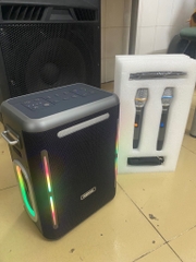 Loa bluetooth Karaoke REMAX RB- M70 ÂM THANH HiFi 30000mAh 208W tặng kèm 2 micro, có led siêu đẹp [BH: 1 NĂM]