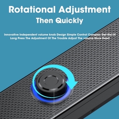 Loa bluetooth kiêm loa vi tính 2.0 Leerfei E-350T loa kiểu soundbar dài để bàn [BH 3 tháng]