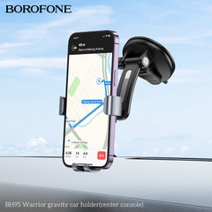 Giá đỡ điện thoại trên oto xe hơi BOROFONE BH95 hít taplo hoặc kính chắn gió siêu chắc chắn [NONE]