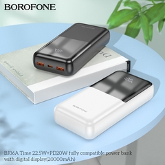 Pin sạc nhanh 22.5W Borofone BJ36A 20.000mAh dự phòng chính hãng [BH 1 NĂM] / pktn sale