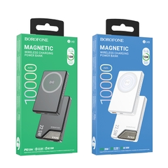 Pin sạc dự phòng BOROFONE BJ49 10.000 mAh Astute 22.5w+pd20w kiêm sạc không dây 15W chính hãng [Bh 1 Năm]