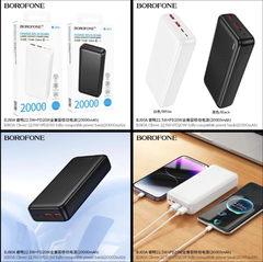 Pin sạc nhanh 22.5w BOROFONE BJ80A 20.000mAh  dự phòng chính hãng [BH 1 năm]