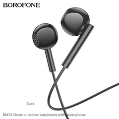 Tai nghe có dây 3.5 BOROFONE BM76 có mic đàm thoại siêu hay [Bh 1 Năm]