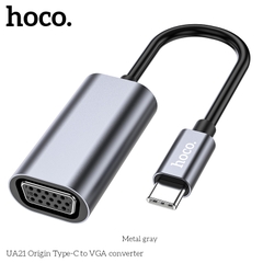Bộ chuyển đổi Hoco UA21 Origin Type-C sang VGA (c-vga)