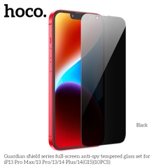 1 hộp 10 miếng kính cường lực chống nhìn trộm Hoco G15 full màn hình (TỪ IP X đến 15PROMAX)[BH: NONE]