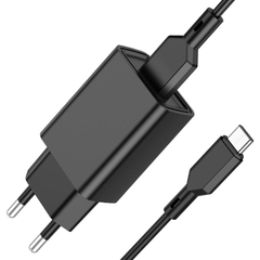 Bộ sạc BOROFONE BA68A 2.1A (A-C), Cáp USB ra Type C, Cóc 1 cổng USB chính hãng [BH 1 năm]