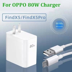 Bộ sạc nhanh 80w Oppo ADAPTER Type C (cóc 1 cổng USB + cáp usb ra type c, (a-c) [BH: 1 Tháng]