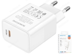 Cóc sạc nhanh 30w BOROFONE BA77A (1 cổng type-c) PD QC3.0 chính hãng [BH 1 năm]