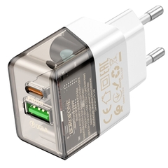 Cóc sạc nhanh 20w BOROFONE BA80A (1 cổng type-c vs 1 cổng usb) PD QC3.0 chính hãng [BH 1 năm]