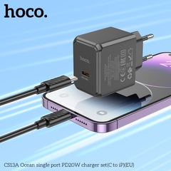 Cóc sạc nhanh 20W HOCO CS13A (1 cổng type-c) chính hãng [BH 1 NĂM]