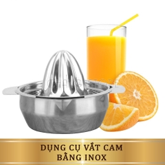 Dụng cụ vắt cam chất liệu inox cầm tay an toàn, vệ sinh full box / pktn sale