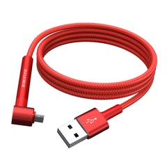 Cáp sạc kiêm giá đỡ Borofone BU6 Micro (usb ra micro) dây dù [BH: 1 năm]