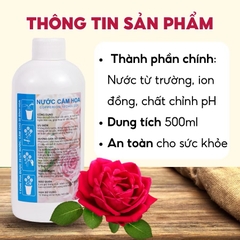 Chai nước cắm hoa MCA 500ml DƯỠNG HOA, AN TOÀN SỨC KHỎE  [BH: NONE]