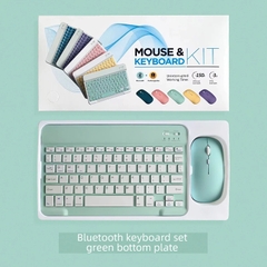 Combo bàn phím chuột bluetooth KIT 10inch di động không dây cho điện thoại, máy tính bảng [BH 6 tháng] / pktn sale