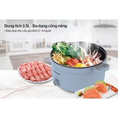 Nồi lẩu điện 3.5L SunHouse SH4528 [BH: 1 tháng]
